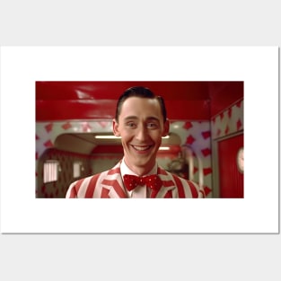 tom hiddleston as pee-wee herman in pee-wees Posters and Art